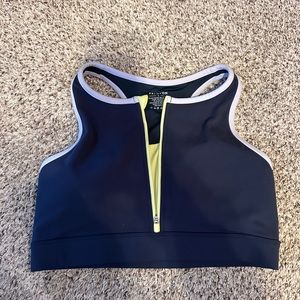 Peloton Zip Up Sports Bra Large